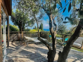 Vue Mer Cabane chic dans l'Olivier, Piscine